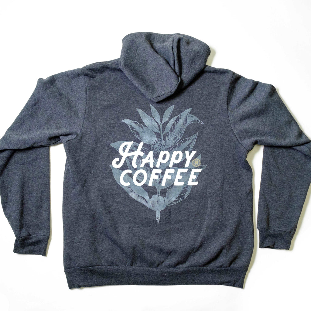 Happy Coffee Zip-Up Hoodie - Mission Coffee Co. LLC