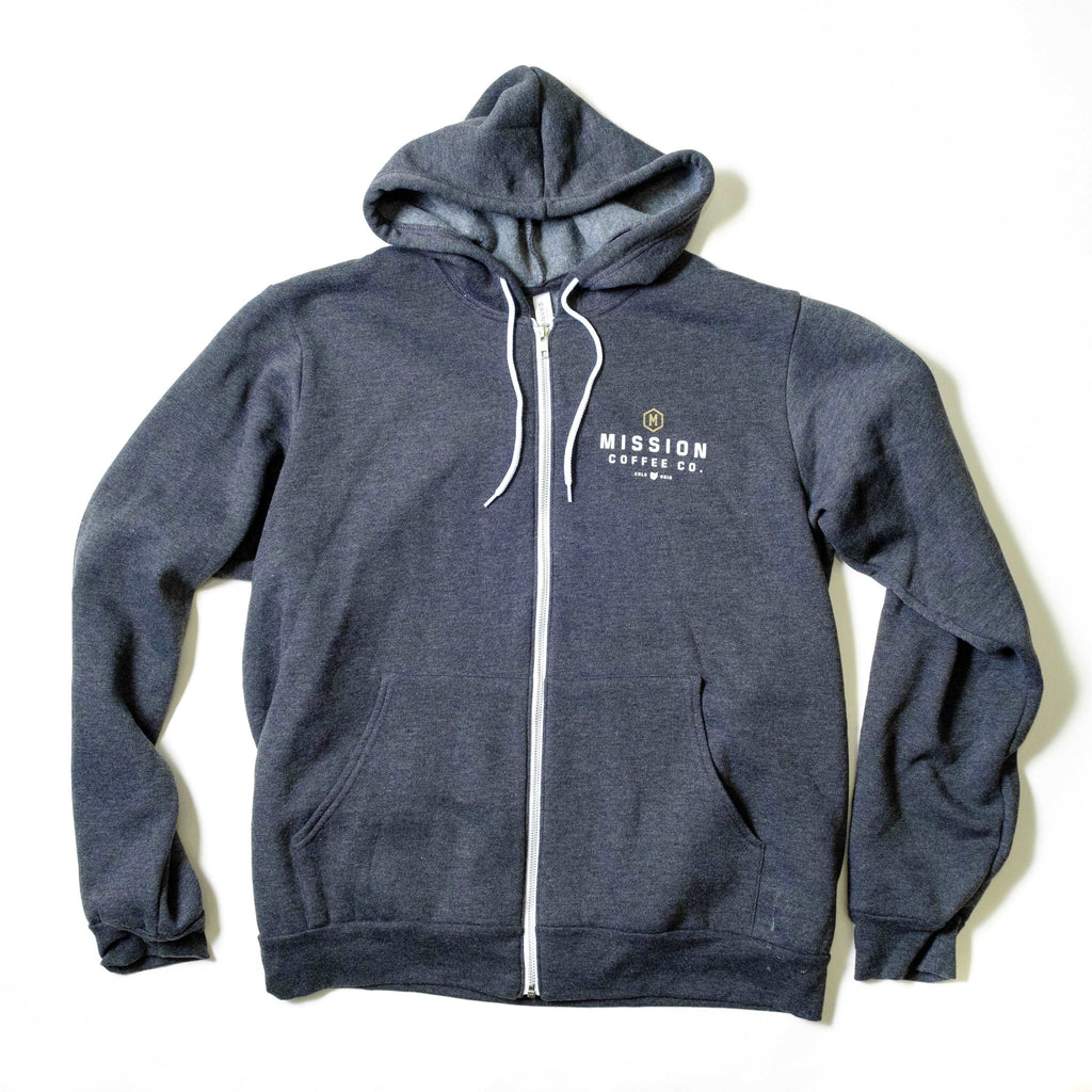 Happy Coffee Zip-Up Hoodie - Mission Coffee Co. LLC