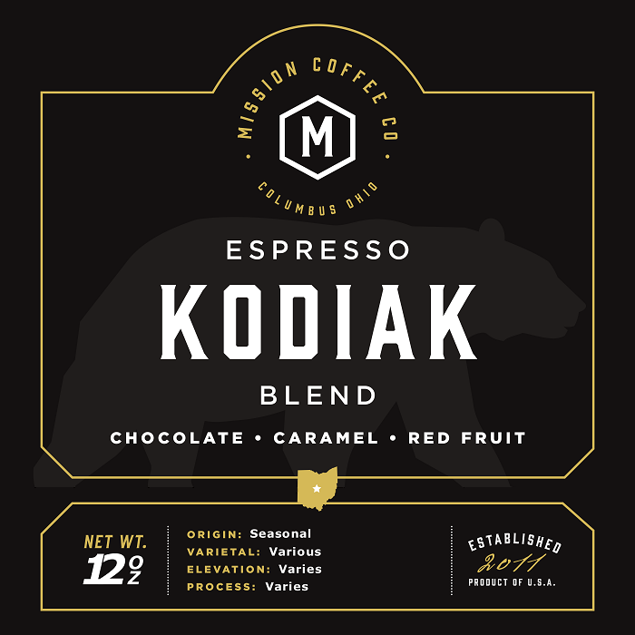 KODIAK ESPRESSO BLEND - Mission Coffee Co. LLC